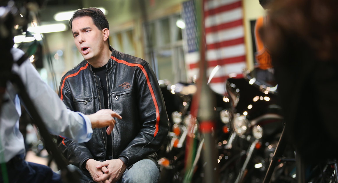 Silly Season Officially Begins — Scott Walker in Leather;  Lindsey Graham’s “Rotating” First Lady