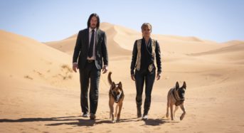 Keanu Reeves Is on the Run in “John Wick 3: Parabellum,” But the Doggies Are Still Adorable